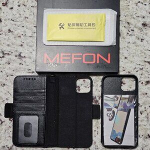 MEFON iPhone 14 Plus Detachable 2 in 1 Leather Wallet Folio Flip Case